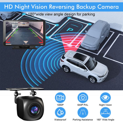 Autoradio 7" sans Fil CarPlay & Android Auto (Dash Mount)