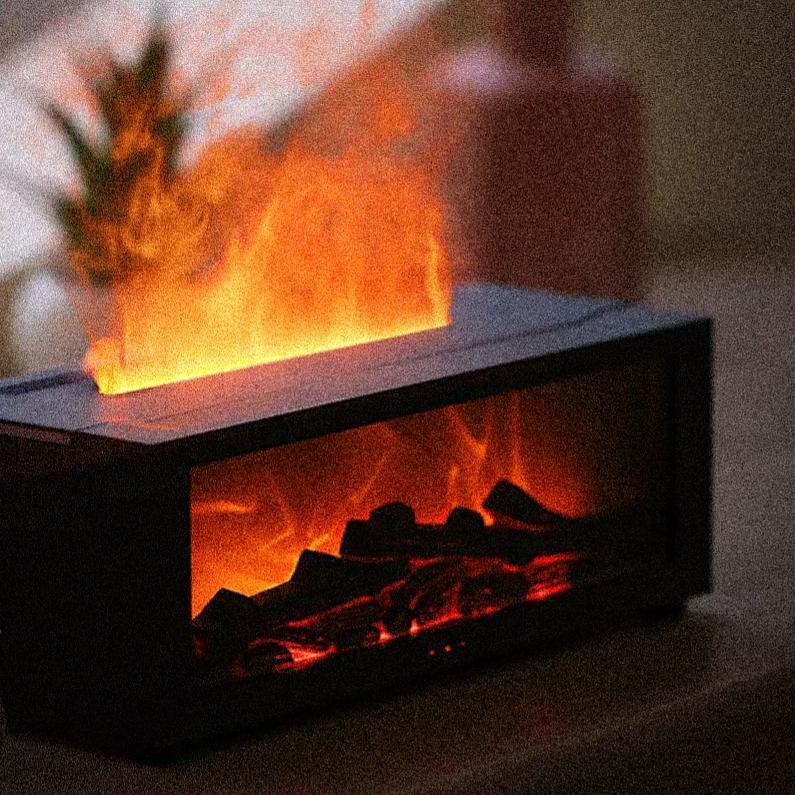 Le Diffuseur d'Ambiance BlazeBreath™ : Effet Cheminée 3D Apaisant