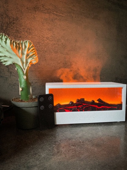 Le Diffuseur d'Ambiance BlazeBreath™ : Effet Cheminée 3D Apaisant